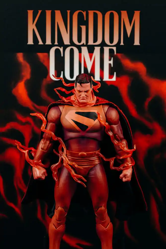 DC Multiverse McFarlane Cover Recreations Action Figur Superman (Kingdom Come) (Gold Label) 18 cm Produktfoto
