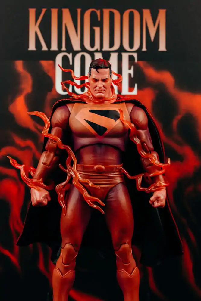DC Multiverse McFarlane Cover Recreations Action Figur Superman (Kingdom Come) (Gold Label) 18 cm Produktfoto