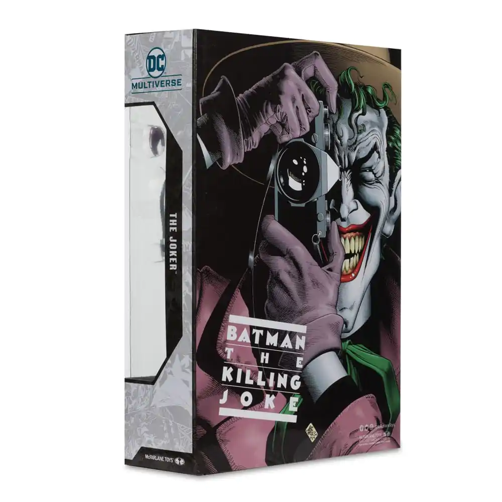 DC Multiverse McFarlane Cover Recreations Actionfigur The Joker (Batman: The Killing Joke) (Gold Label) 18 cm Produktfoto
