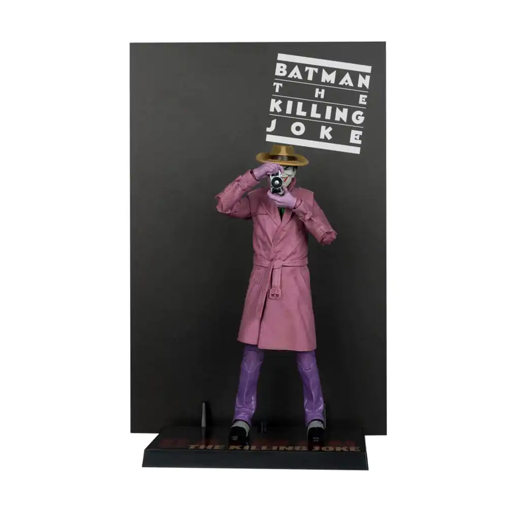 DC Multiverse McFarlane Cover Recreations Actionfigur The Joker (Batman: The Killing Joke) (Gold Label) 18 cm Produktfoto