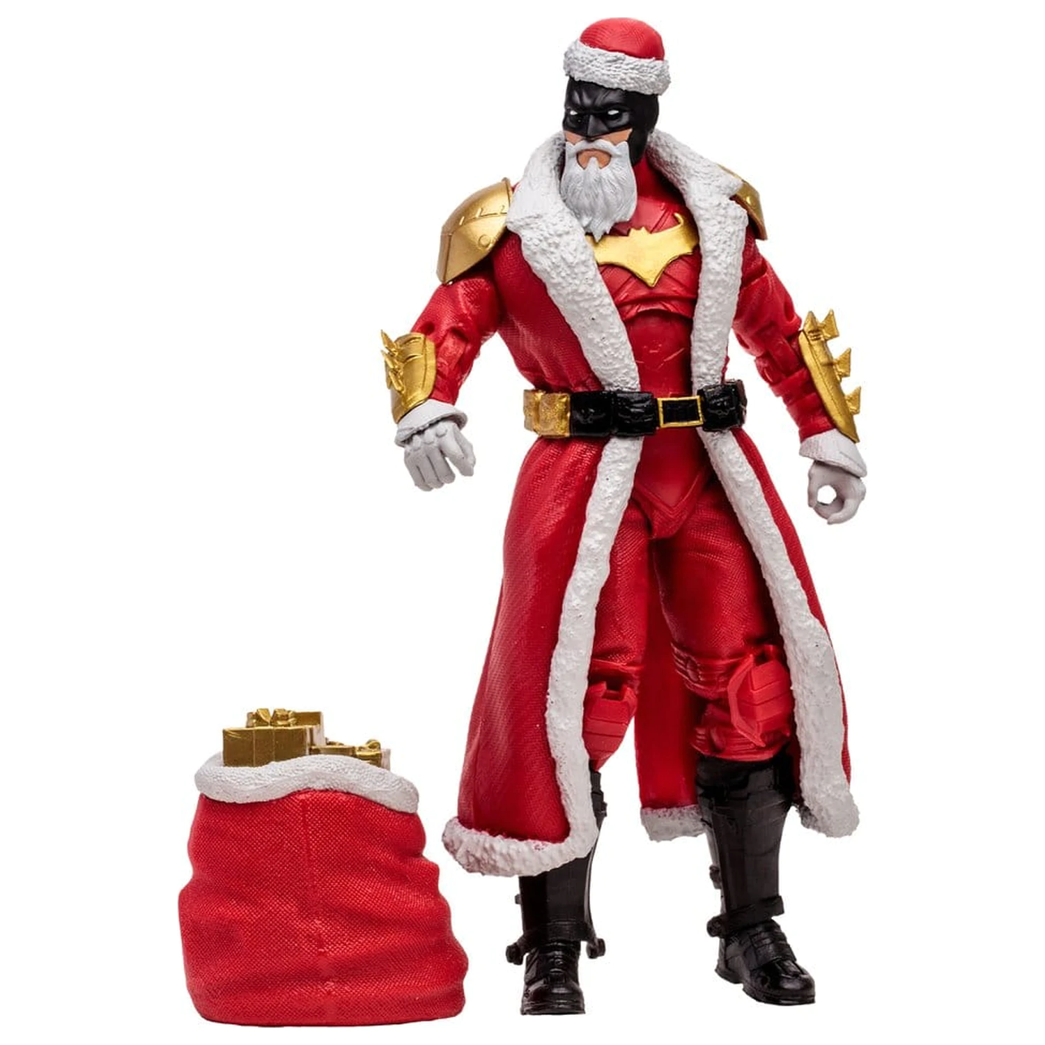 DC Multiverse McFarlane Vault Collection Actionfigur Batman (Red Santa Suit) 18 cm Produktfoto