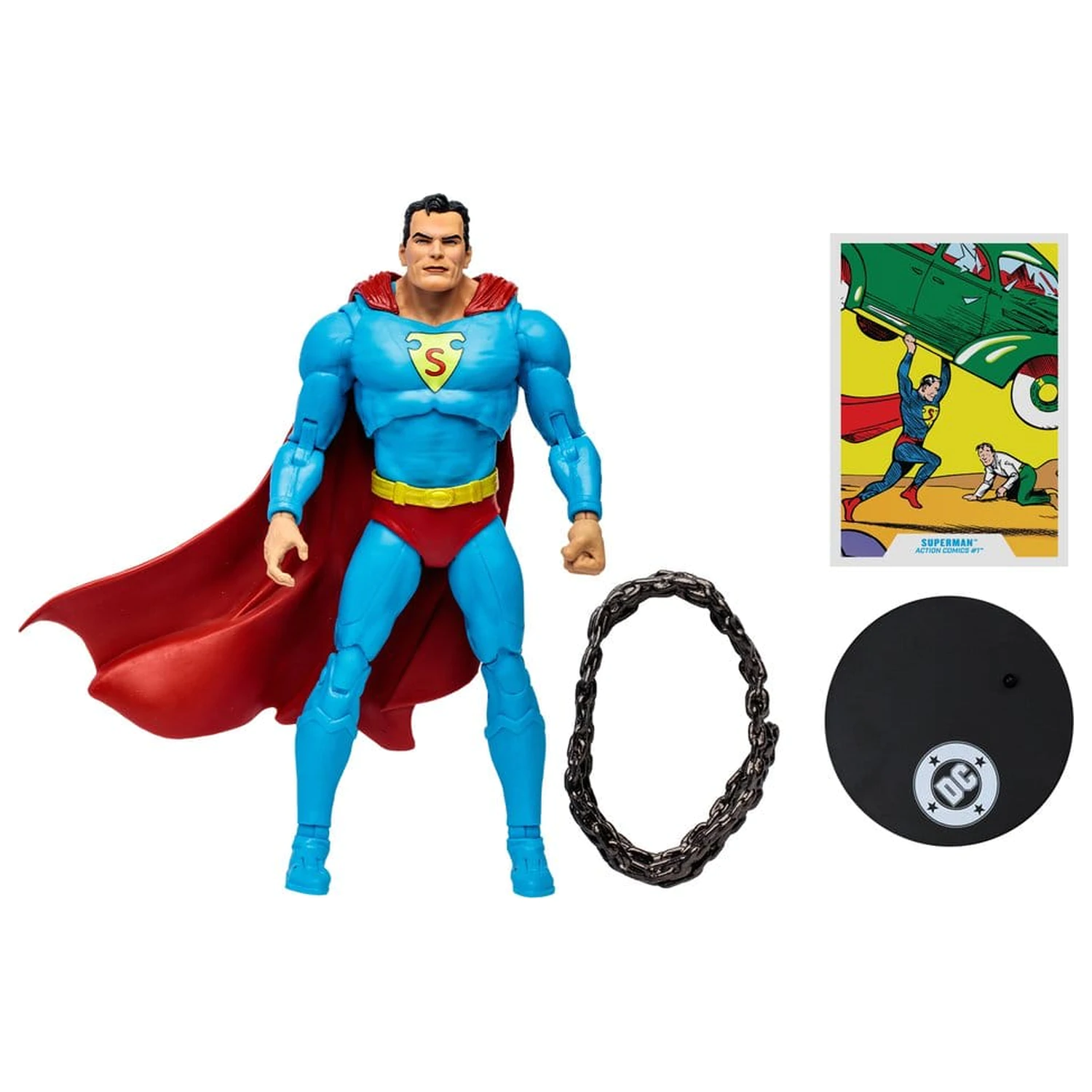 DC Multiverse McFarlane Vault Collection Actionfigur Superman (Action Comics) 18 cm Produktfoto