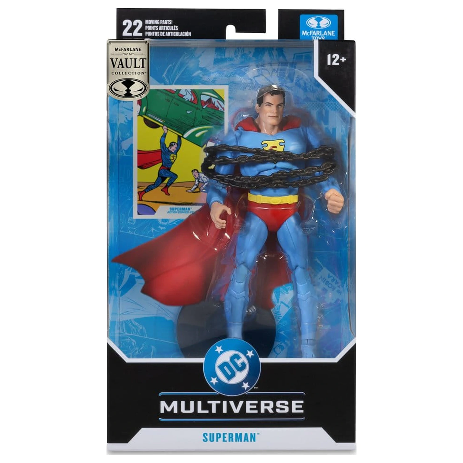 DC Multiverse McFarlane Vault Collection Actionfigur Superman (Action Comics) 18 cm Produktfoto