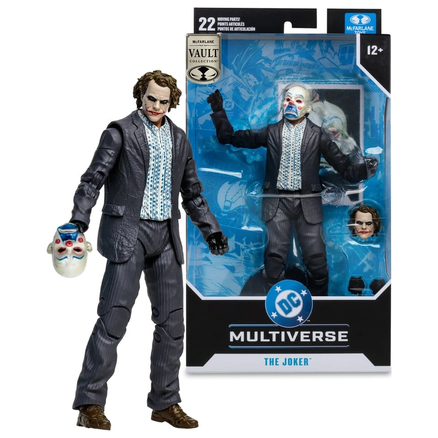 DC Multiverse McFarlane Vault Collection Actionfigur The Joker (Bank Robber) (The Dark Knight) 18 cm Produktfoto