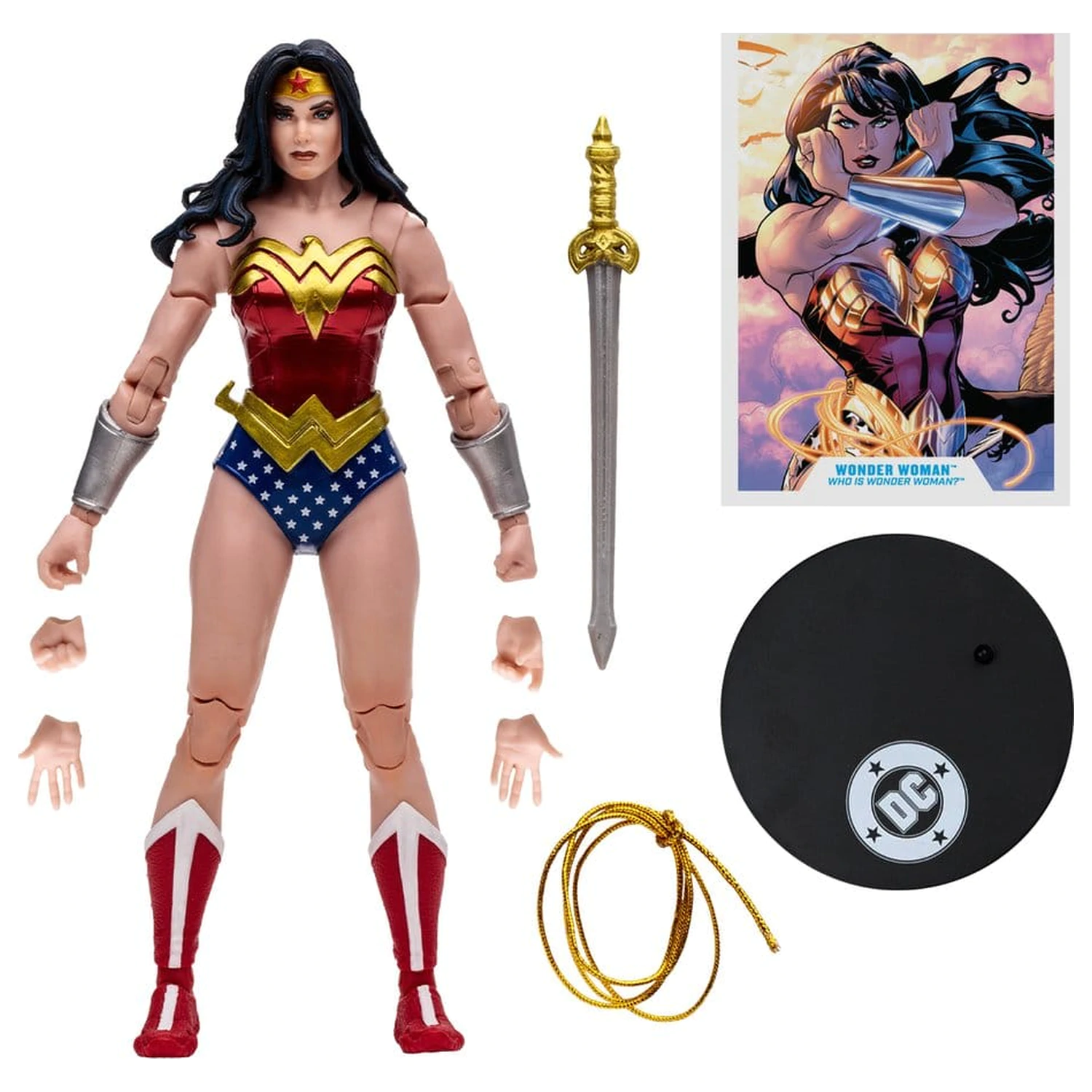 DC Multiverse McFarlane Vault Collection Actionfigur Wonder Woman (Classic) 18 cm Produktfoto