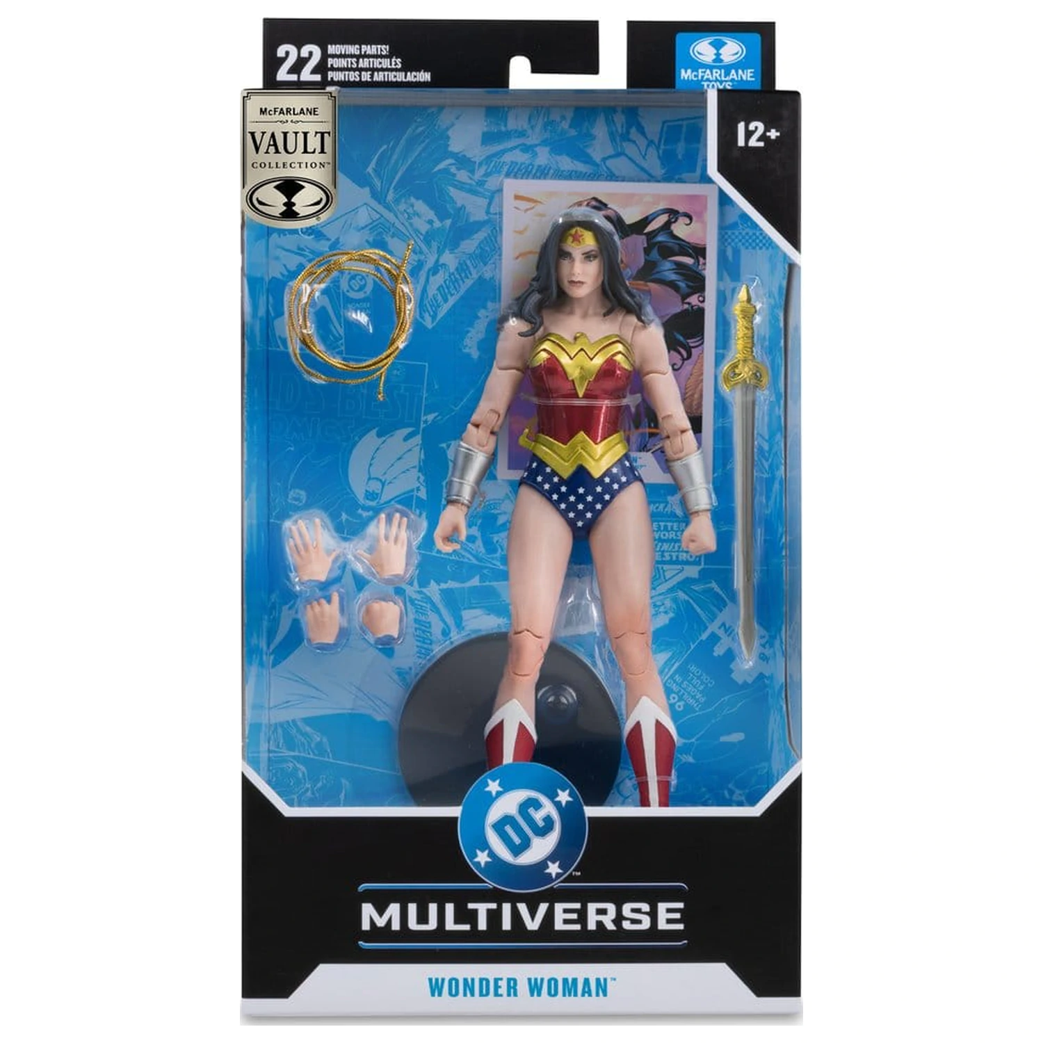 DC Multiverse McFarlane Vault Collection Actionfigur Wonder Woman (Classic) 18 cm Produktfoto