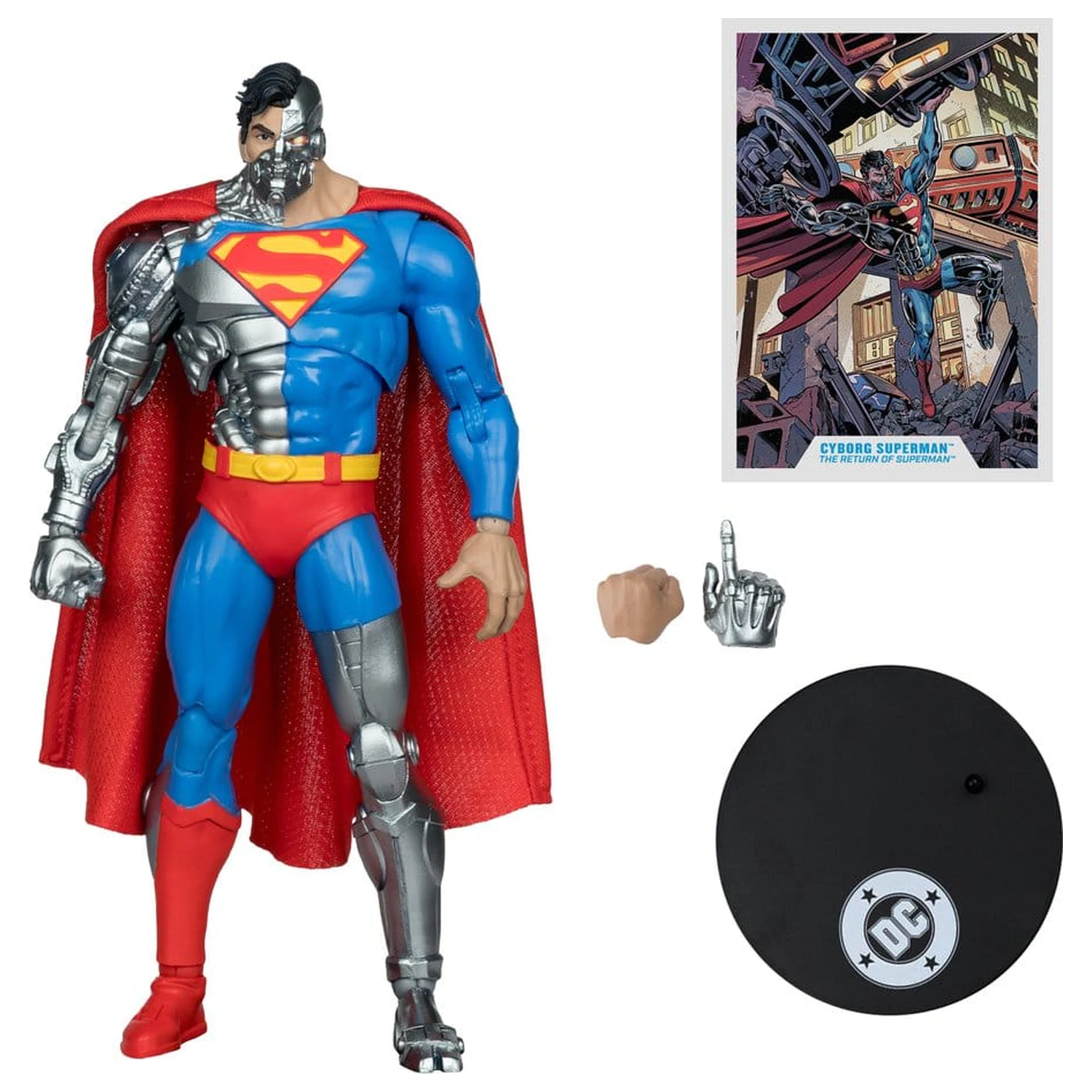 DC Multiverse McFarlane Vault Collection Actionfigur Cyborg Superman (Revenge of the Green Lanterns) 18 cm Produktfoto