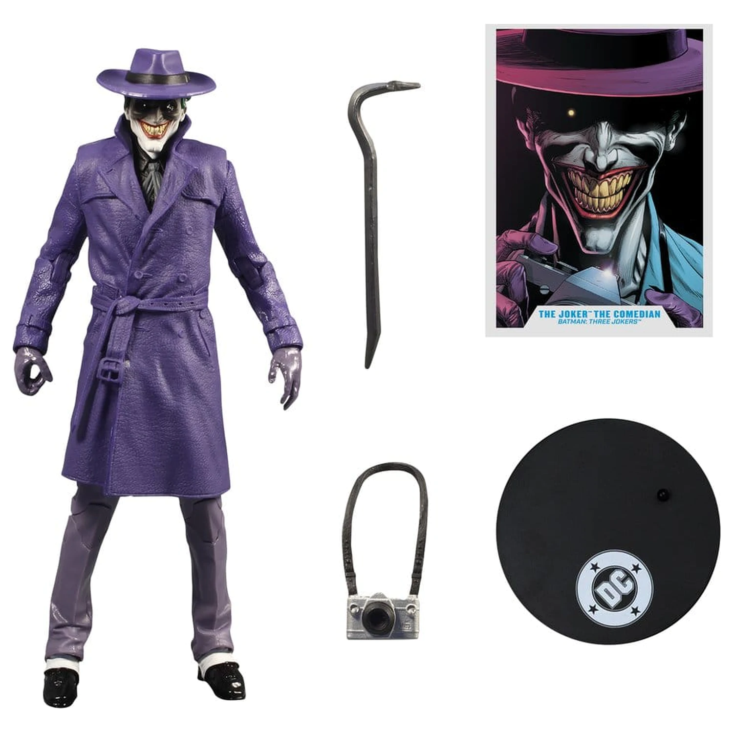 DC Multiverse McFarlane Vault Collection Actionfigur The Joker (The Comedian) (Batman: Three Jokers) 18 cm Produktfoto