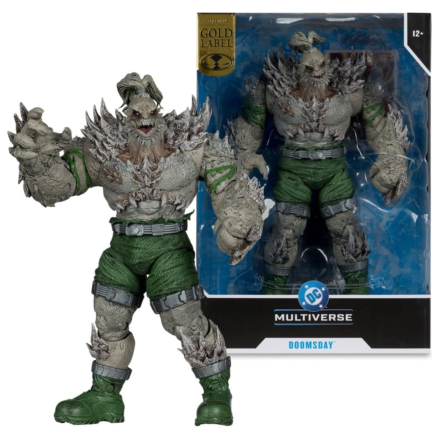 DC Multiverse Mega Actionfigur Doomsday (Death of Superman) (Gold Label) 24 cm Produktfoto