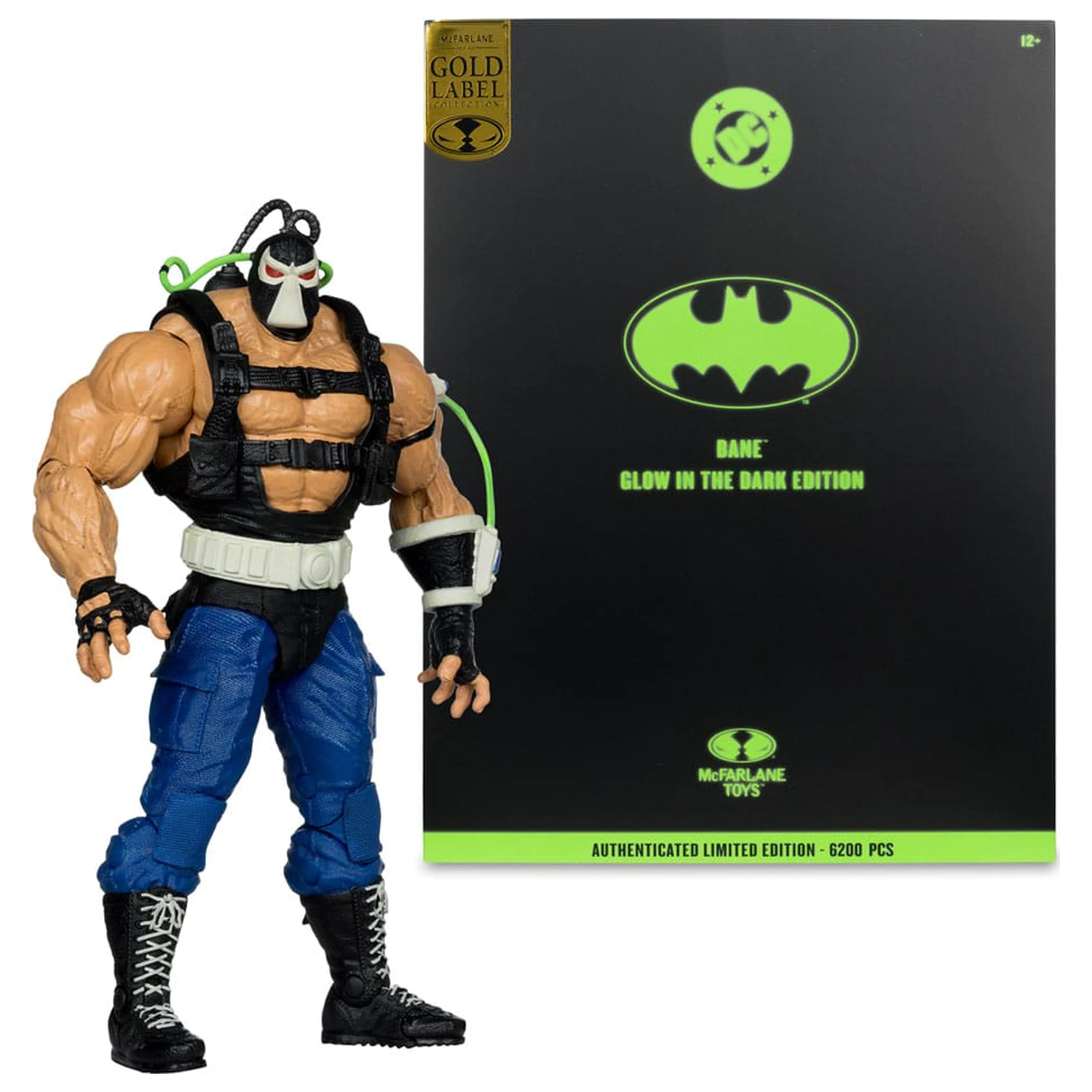 DC Multiverse Mega Action Figur Bane (Glow in the Dark) (Gold Label) 25 cm Produktfoto