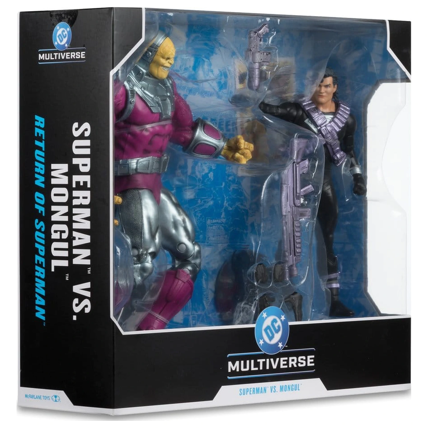 DC Multiverse Megafig Actionfigur 2er-Pack Mongul vs Superman (Return of Superman) Produktfoto