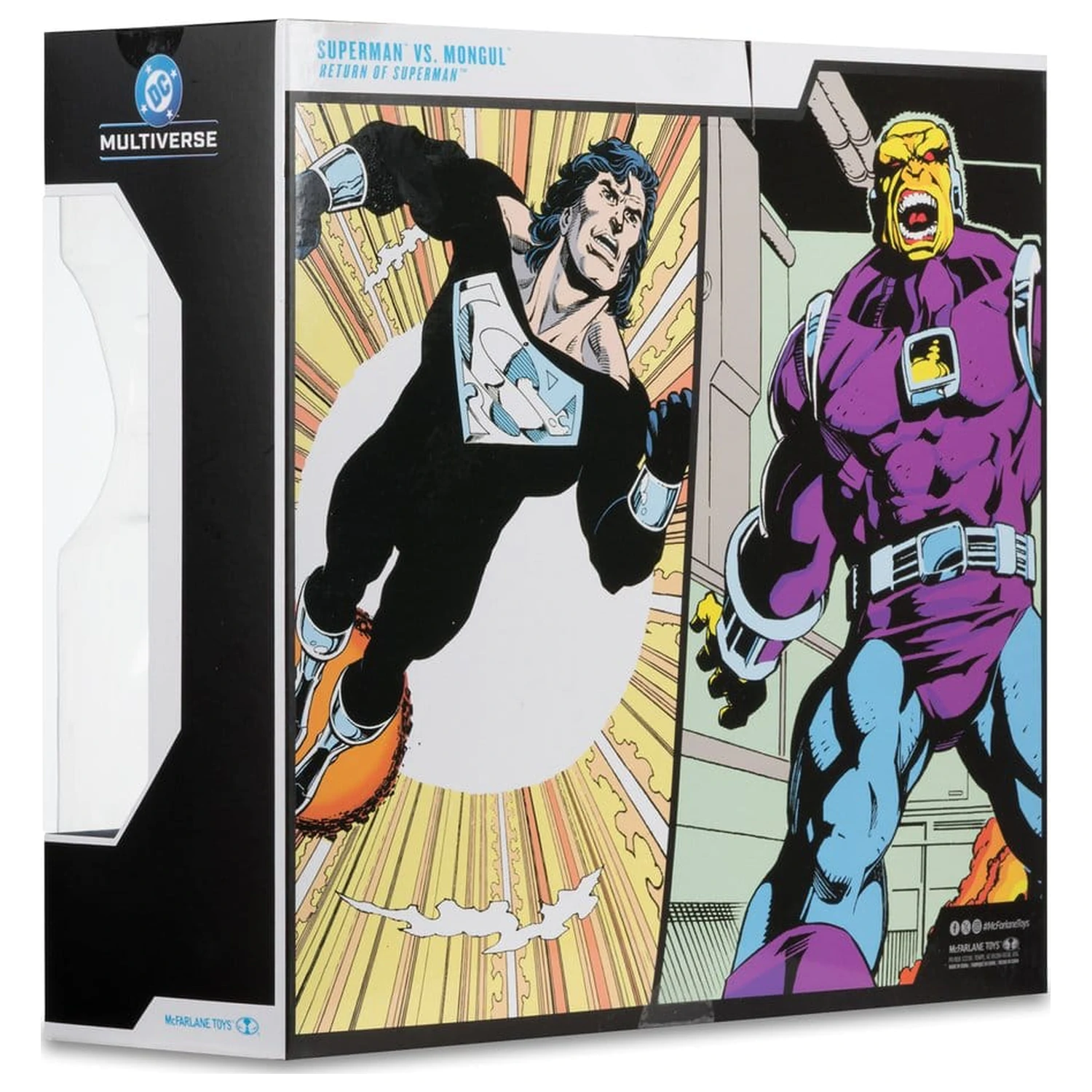 DC Multiverse Megafig Actionfigur 2er-Pack Mongul vs Superman (Return of Superman) Produktfoto