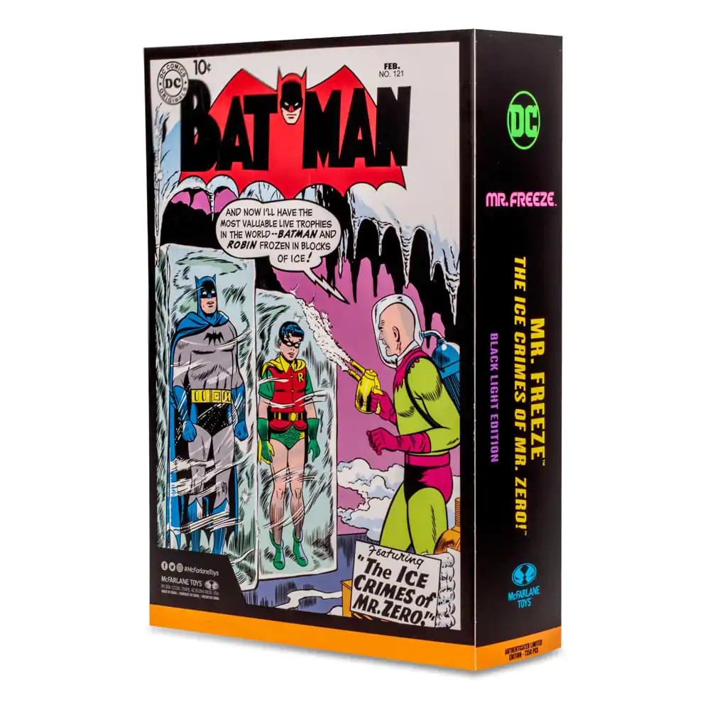 DC Multiverse Actionfigur Mr. Freeze (Black Light) (Gold Label) 18 cm Produktfoto