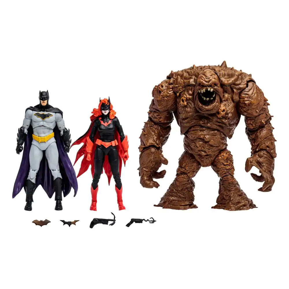 DC Multiverse Actionfiguren Multipack Clayface, Batman &amp; Batwoman (DC Rebirth) (Gold Label) 18 cm Produktfoto