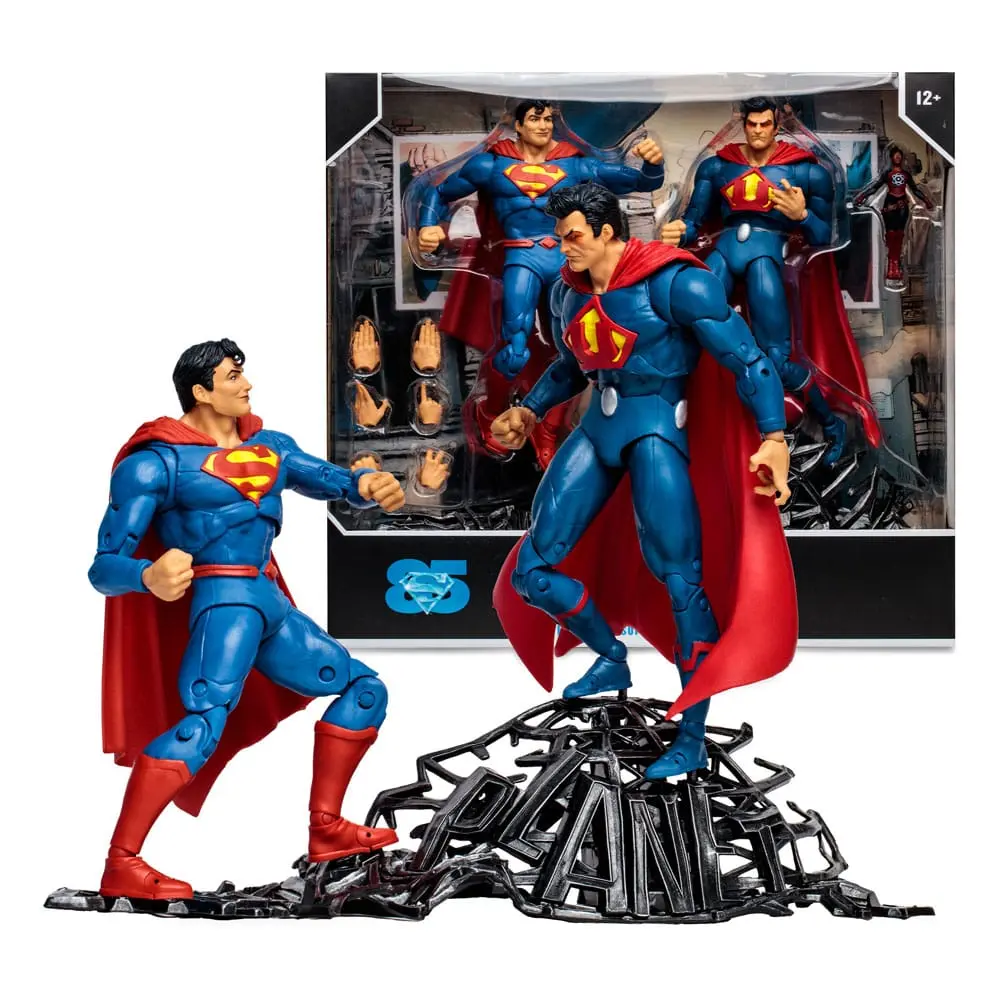 DC Multiverse Multipack Actionfigur Superman vs Superman of Earth-3 (Gold Label) 18 cm termékfotó