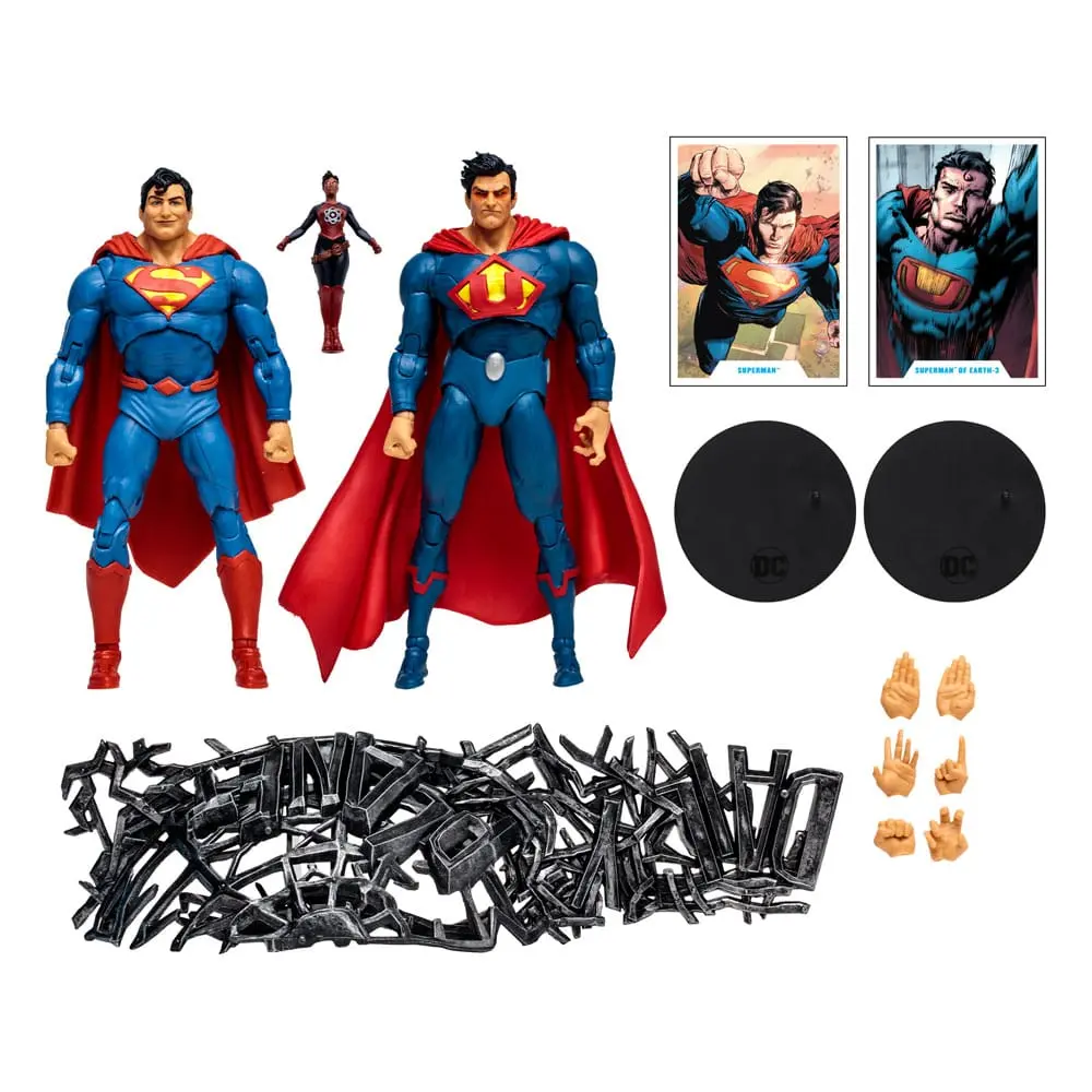 DC Multiverse Multipack Actionfigur Superman vs Superman of Earth-3 (Gold Label) 18 cm termékfotó