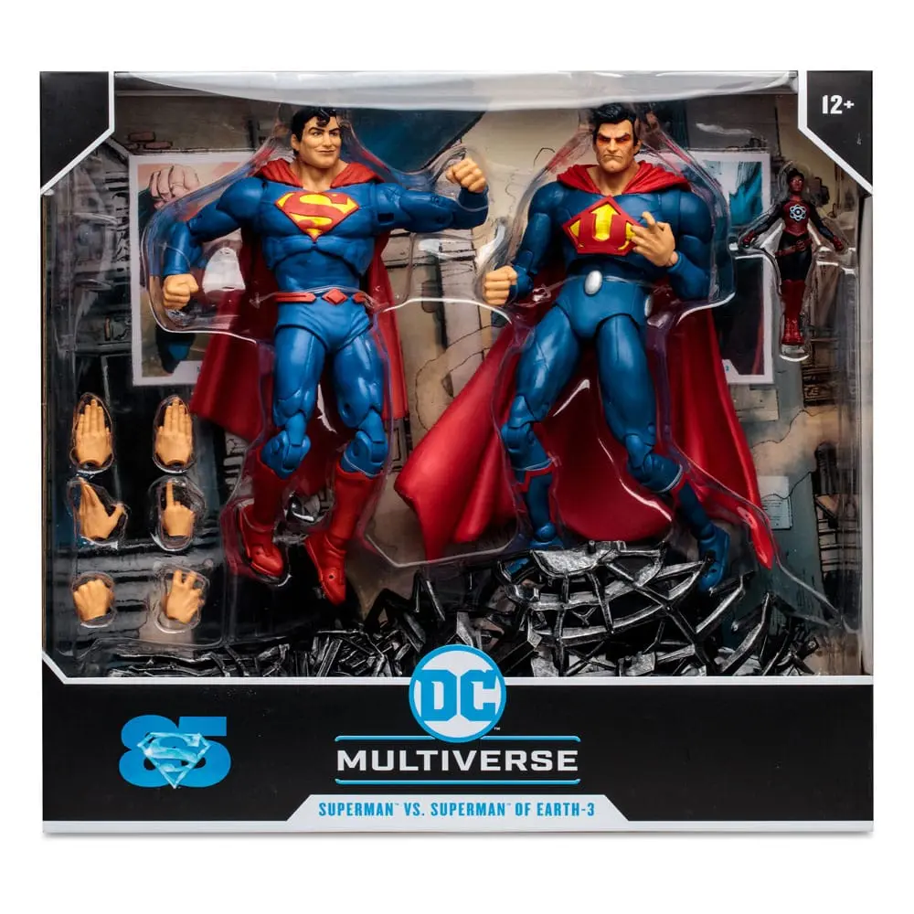 DC Multiverse Multipack Actionfigur Superman vs Superman of Earth-3 (Gold Label) 18 cm termékfotó