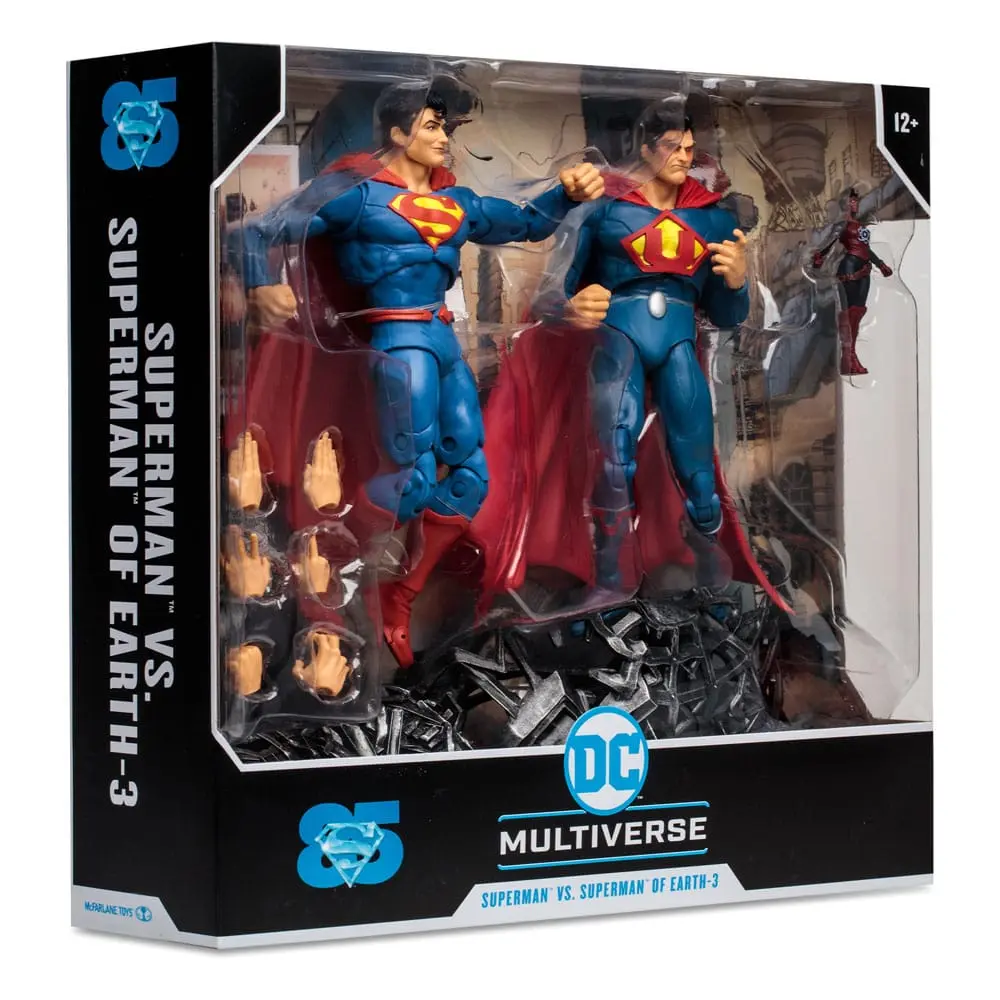 DC Multiverse Multipack Actionfigur Superman vs Superman of Earth-3 (Gold Label) 18 cm termékfotó