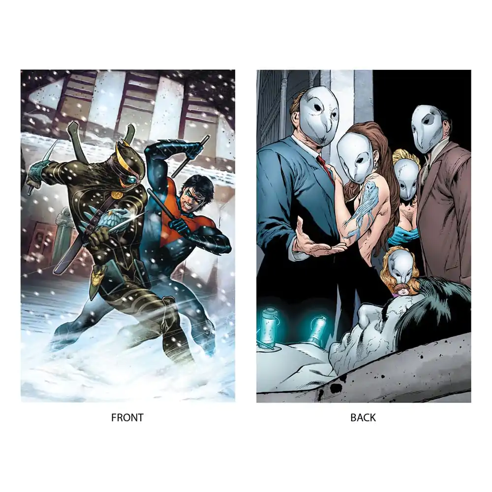 DC Multiverse Actionfiguren 3er Pack Nightwing vs. Talon &amp; Owl (Batman: The Court of Owls) (Gold Label) 18 cm Produktfoto