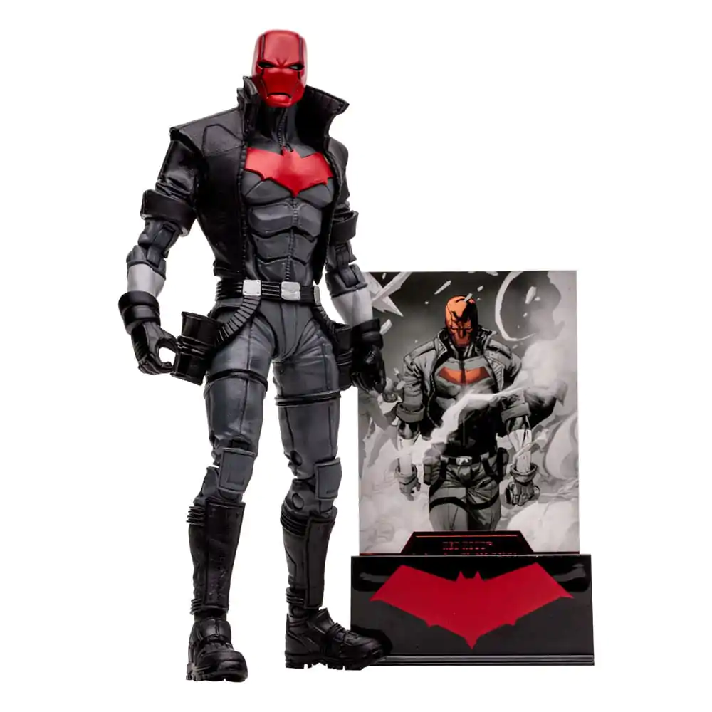DC Multiverse Actionfigur Red Hood (The New 52) Black &amp; White Accent Edition (Gold Label) 18 cm Produktfoto