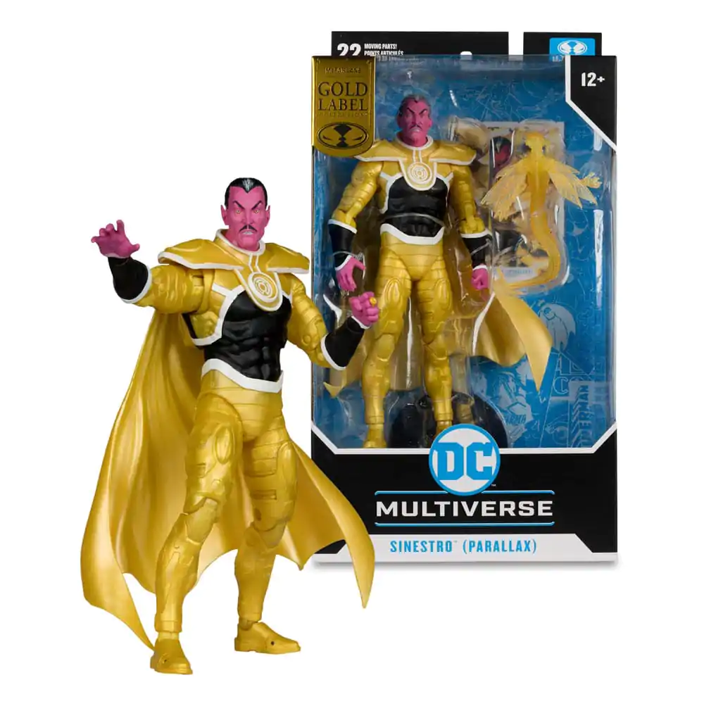 DC Multiverse Actionfigur Sinestro (Parallax) (Green Lantern) (Gold Label) 18 cm Produktfoto