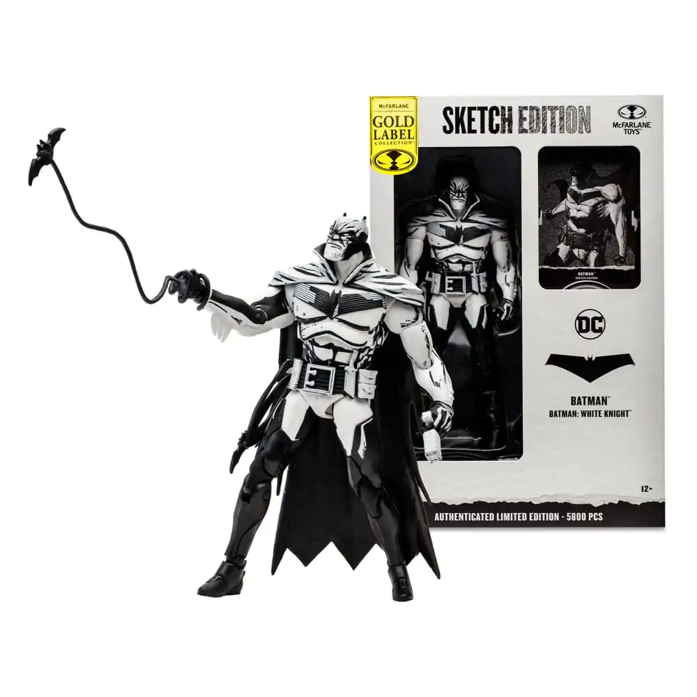 DC Multiverse Actionfigur Sketch Edition Batman (Batman: White Knight) (Gold Label) 18 cm termékfotó