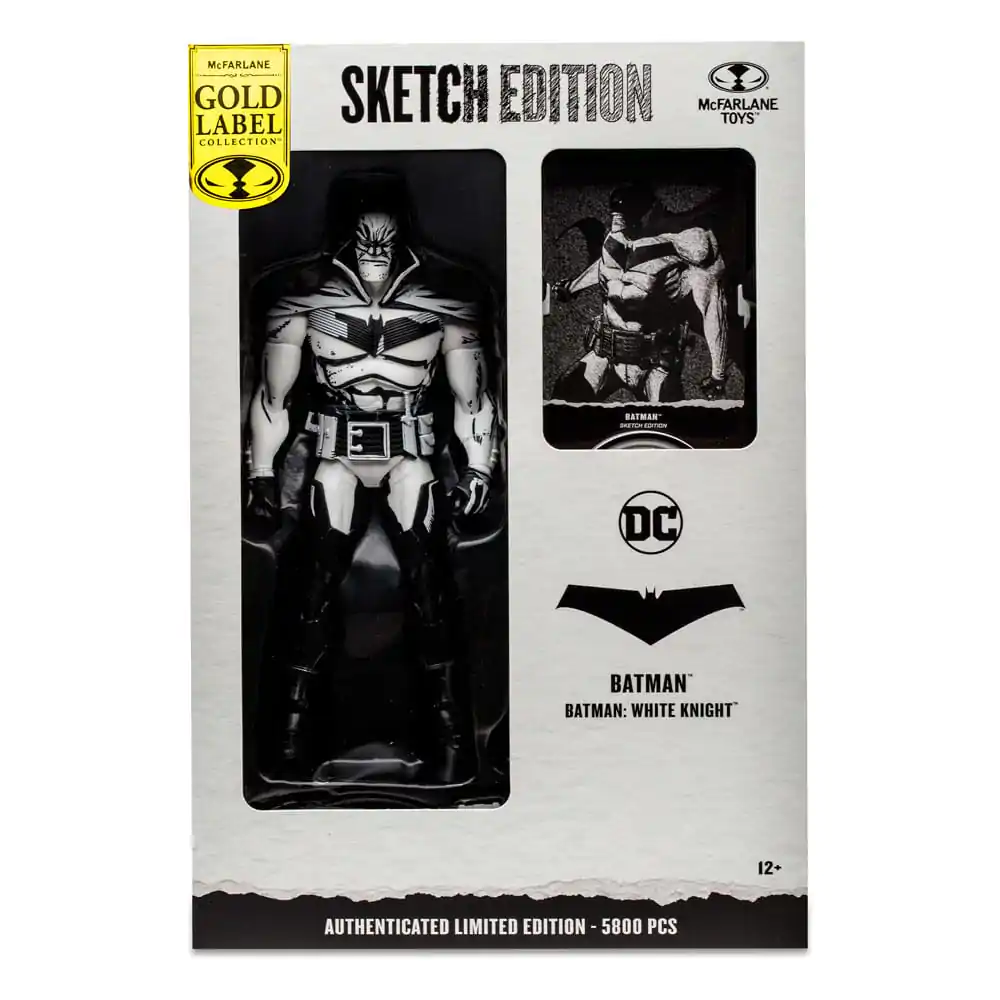 DC Multiverse Actionfigur Sketch Edition Batman (Batman: White Knight) (Gold Label) 18 cm termékfotó