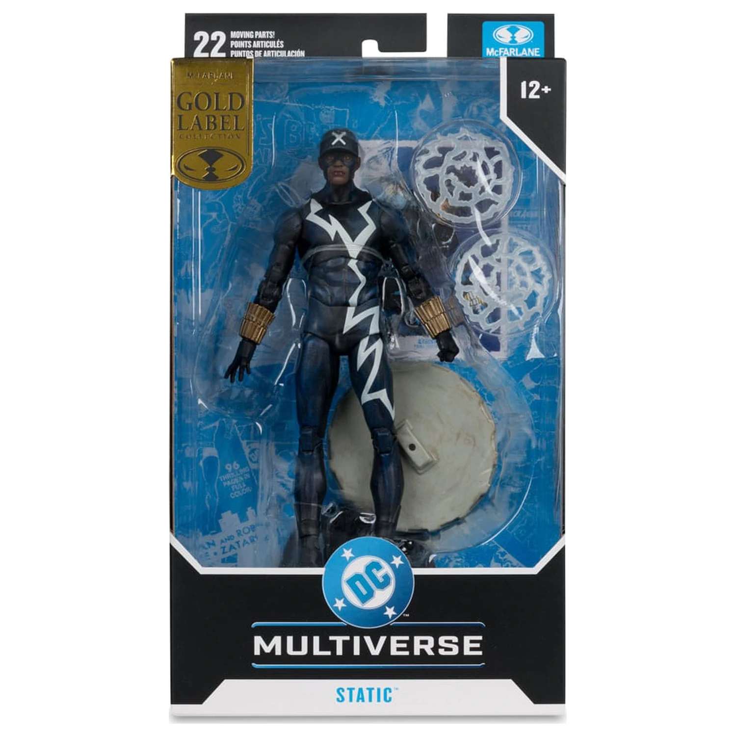 DC Multiverse Actionfigur Static Shock (Trial by Fire) (Gold Label) 18 cm Produktfoto