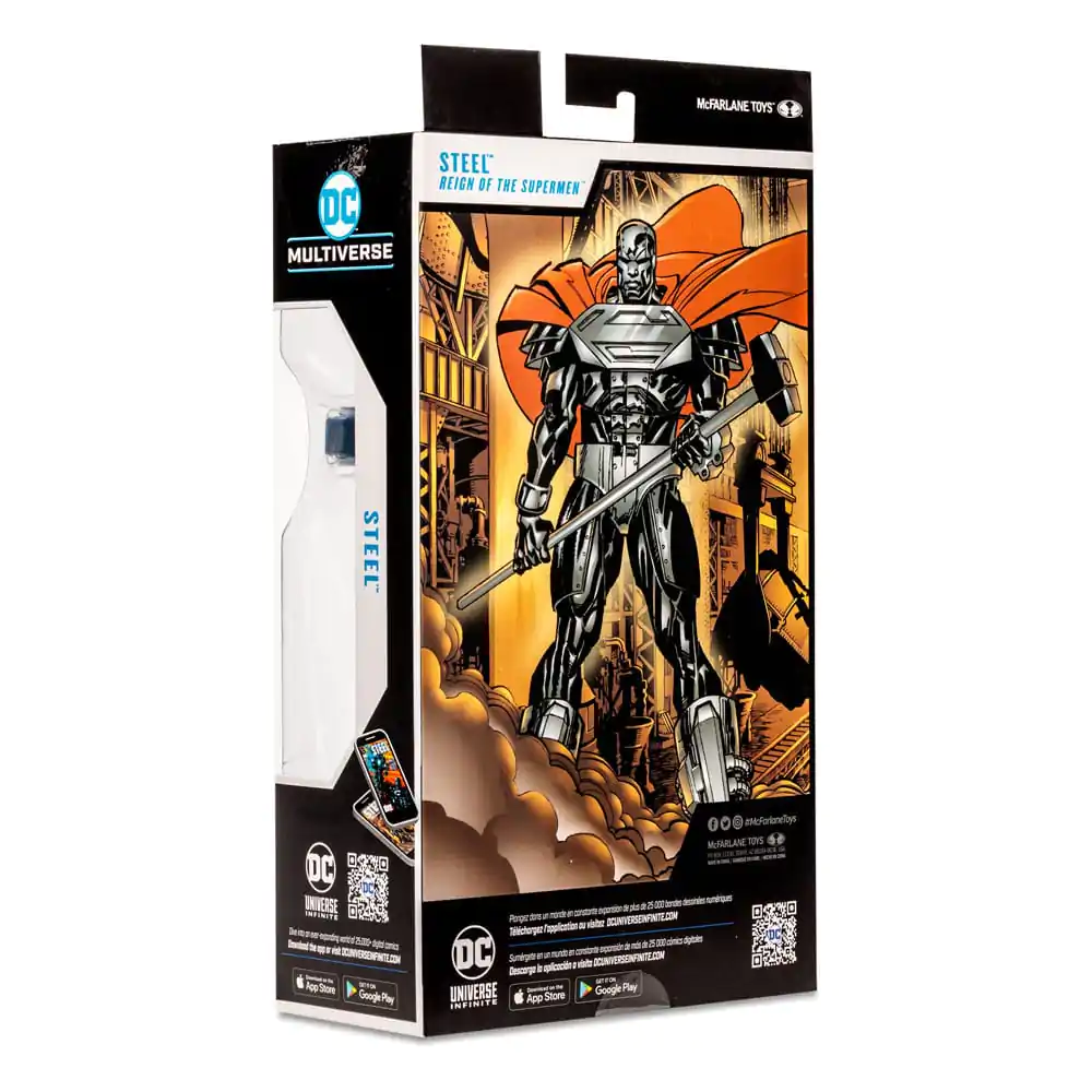DC Multiverse Actionfigur Steel 18 cm Produktfoto