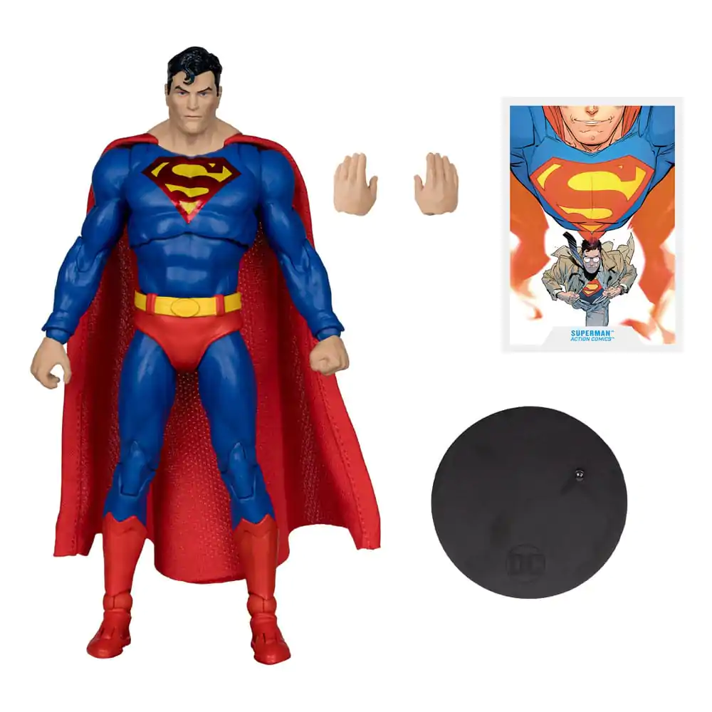 DC Multiverse Actionfigur Superman (Action Comics) (Gold Label) 18 cm Produktfoto