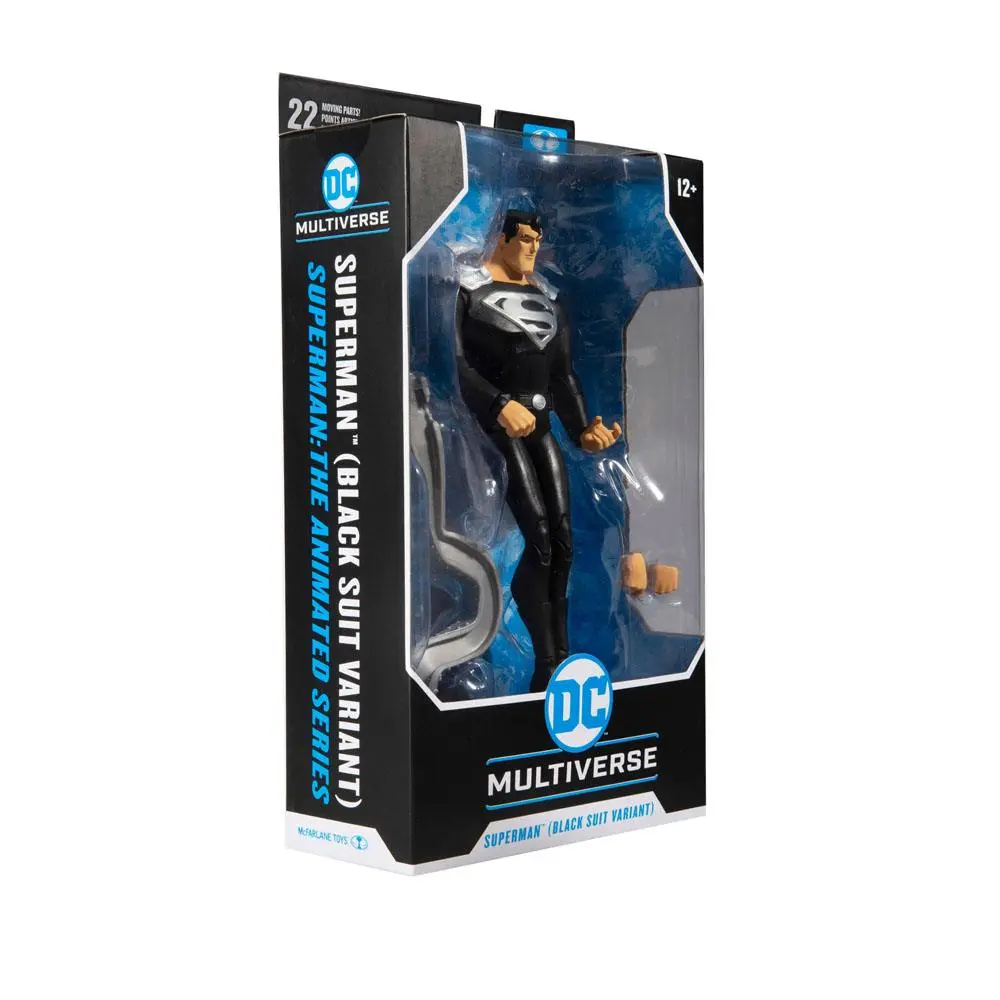 DC Multiverse Actionfigur Superman Black Suit Variant (Superman: The Animated Series) 18 cm Produktfoto