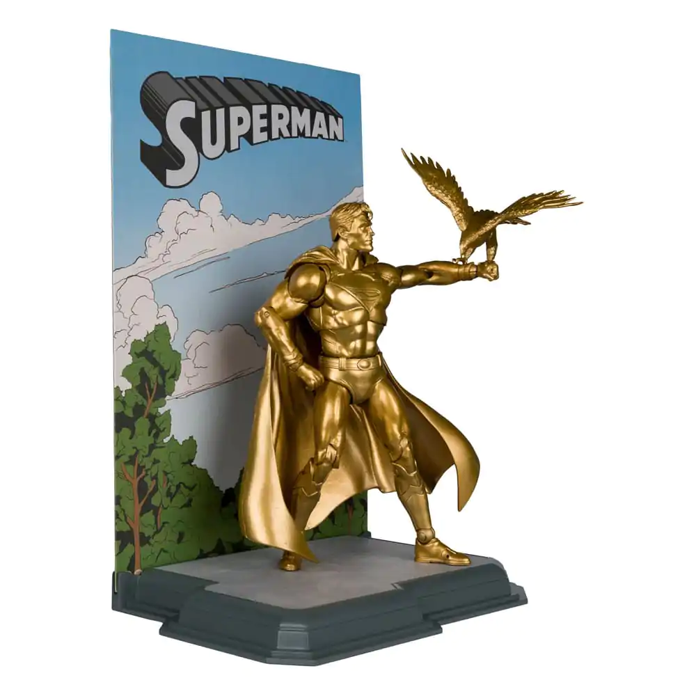 DC Multiverse Actionfigur Superman (Centennial Park Tribute Statue) Gold Label 18 cm termékfotó