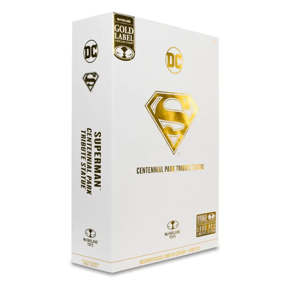 DC Multiverse Actionfigur Superman (Centennial Park Tribute Statue) Gold Label 18 cm termékfotó