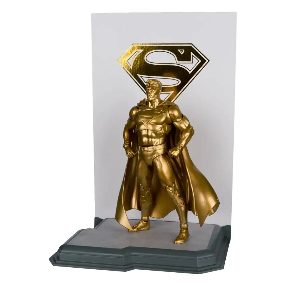 DC Multiverse Actionfigur Superman (Centennial Park Tribute Statue) Gold Label 18 cm termékfotó