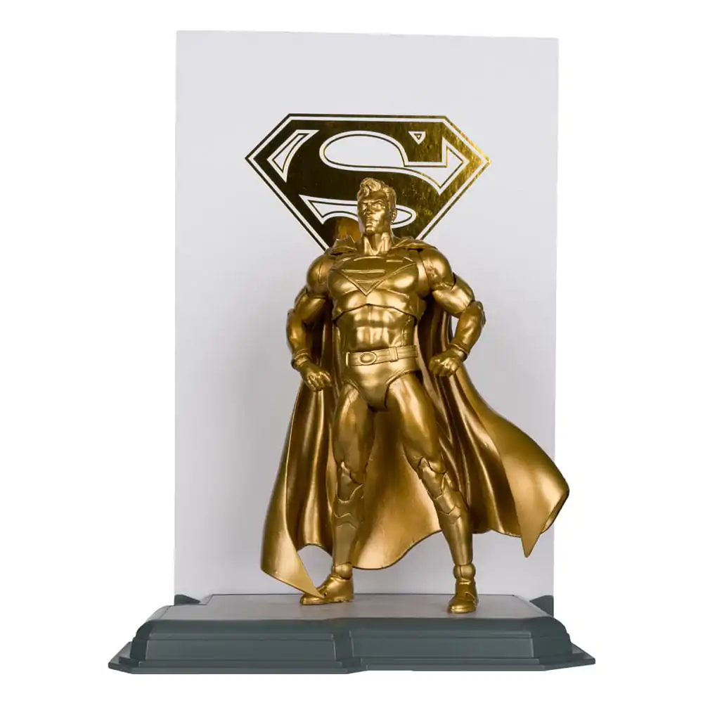 DC Multiverse Actionfigur Superman (Centennial Park Tribute Statue) Gold Label 18 cm termékfotó