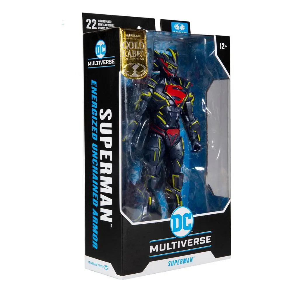 DC Multiverse Actionfigur Superman Energized Unchained Armor (Gold Label) 18 cm Produktfoto