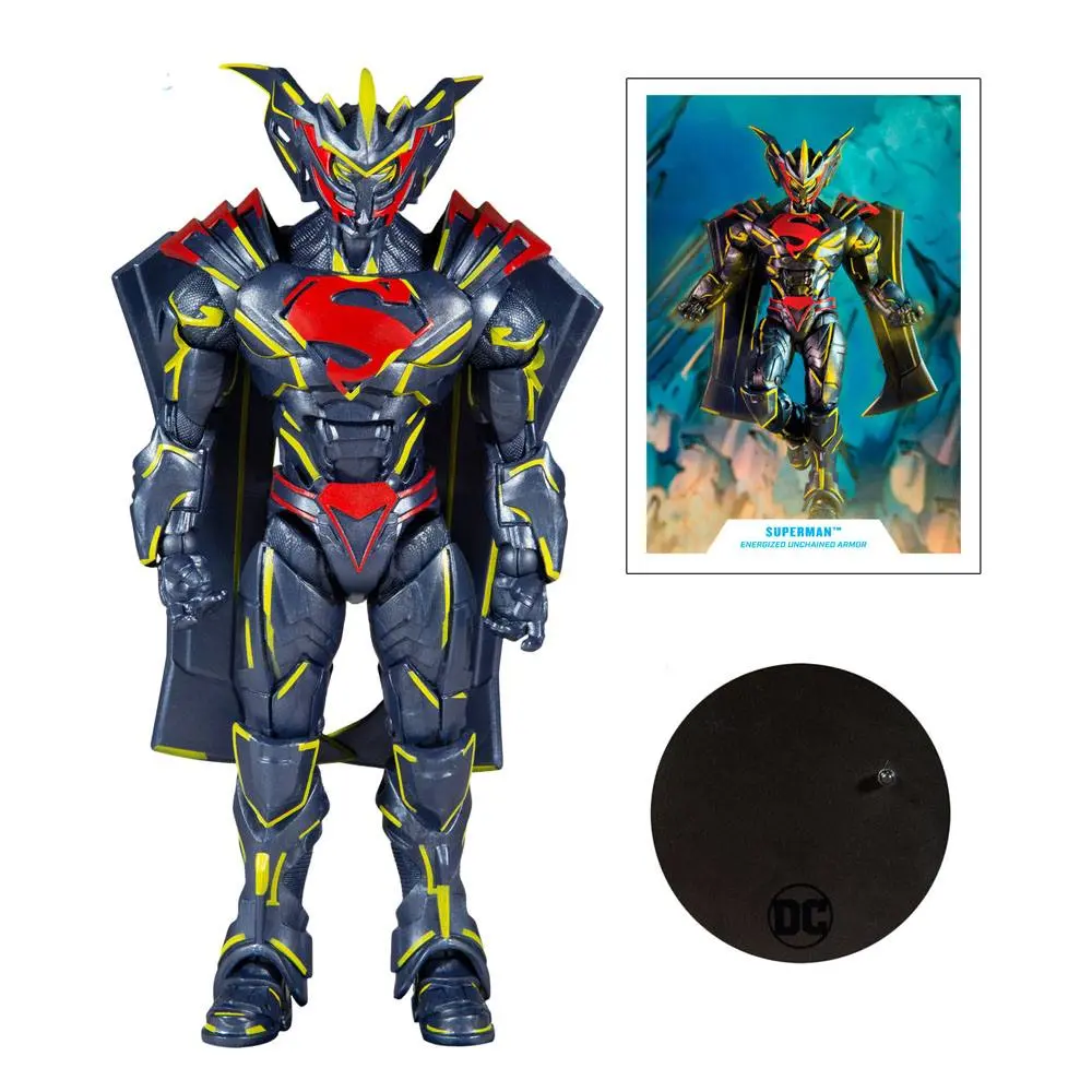 DC Multiverse Actionfigur Superman Energized Unchained Armor (Gold Label) 18 cm Produktfoto