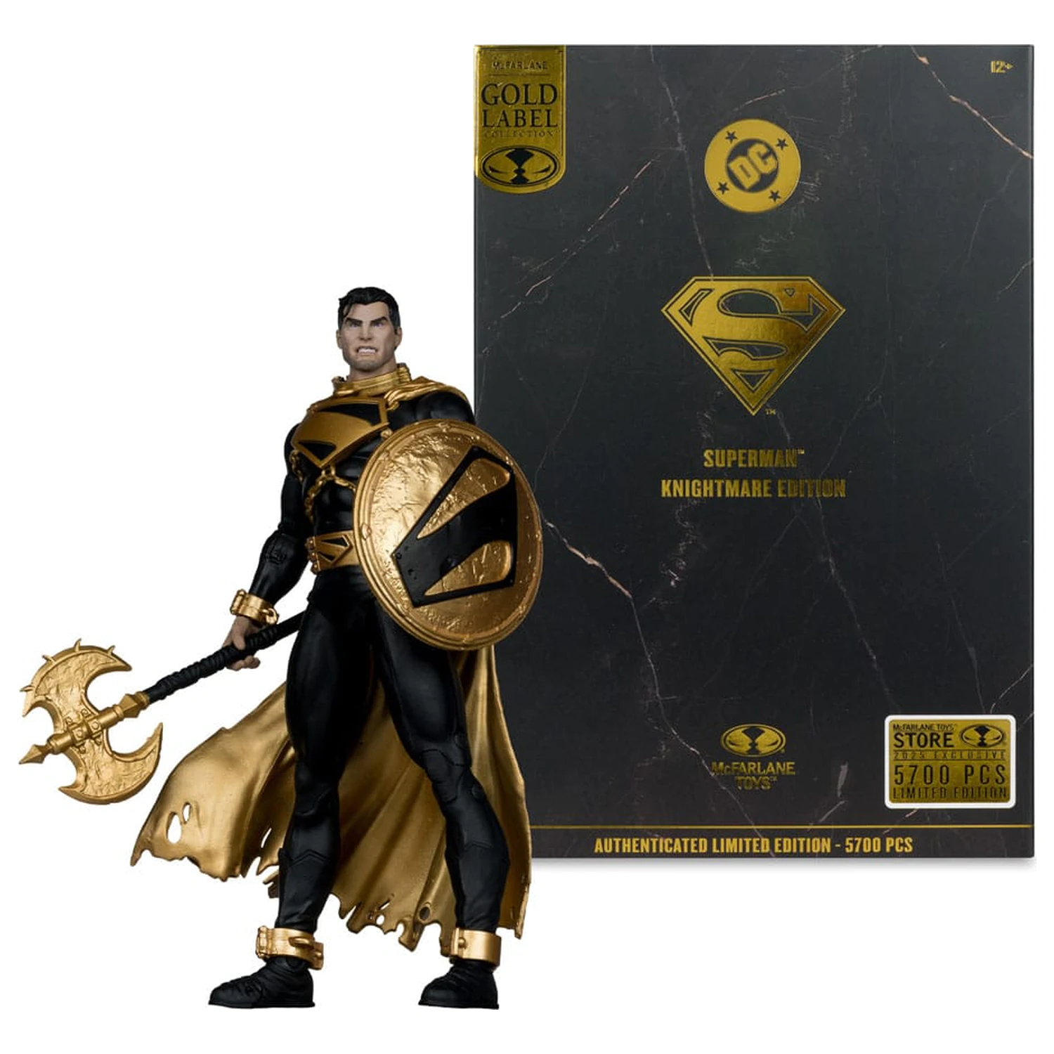DC Multiverse Action Figur Superman (Future State) (Knightmare) (Gold Label) 18 cm Produktfoto