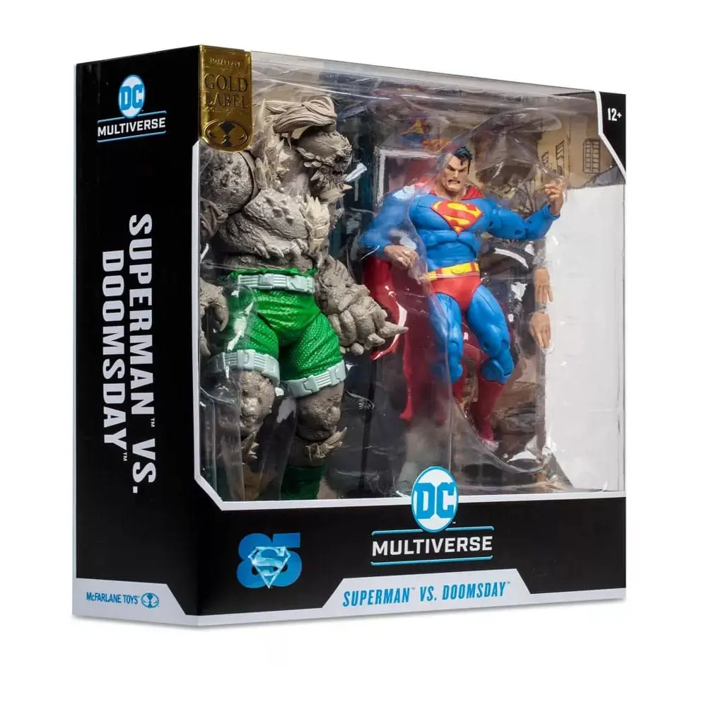 DC Multiverse Actionfiguren Superman vs Doomsday (Gold Label) 18 cm Produktfoto
