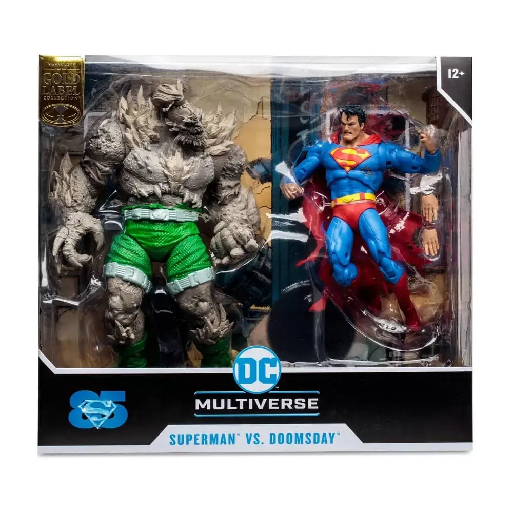 DC Multiverse Actionfiguren Superman vs Doomsday (Gold Label) 18 cm Produktfoto