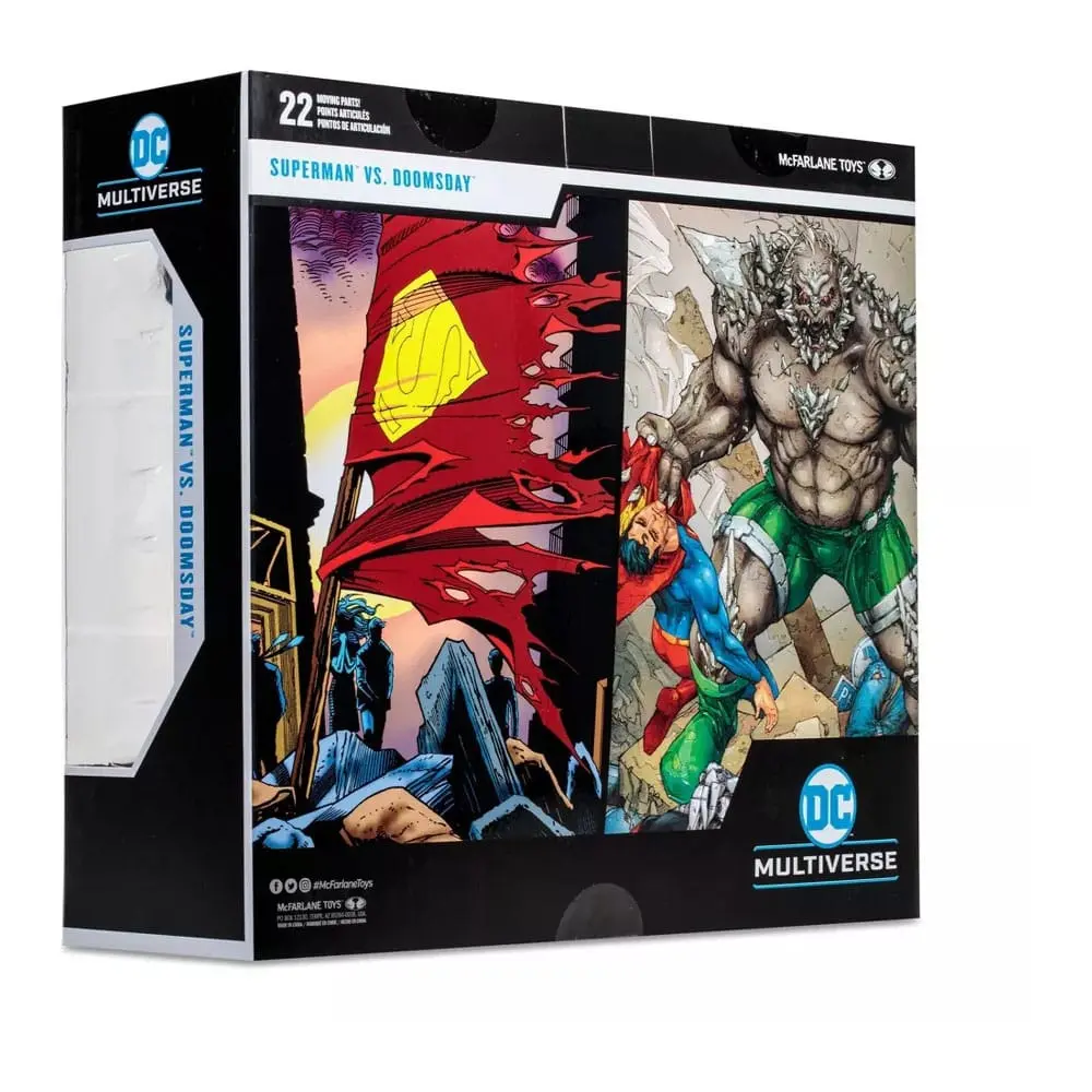 DC Multiverse Actionfiguren Superman vs Doomsday (Gold Label) 18 cm Produktfoto