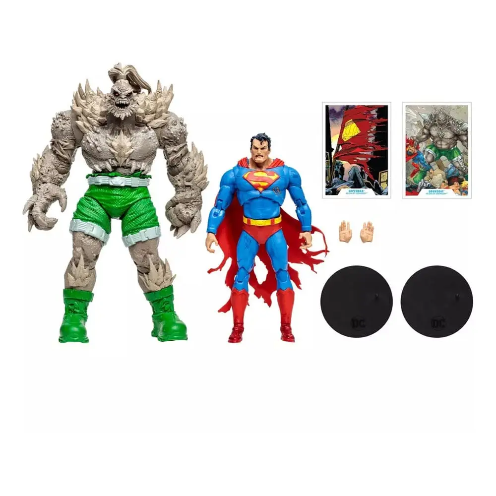 DC Multiverse Actionfiguren Superman vs Doomsday (Gold Label) 18 cm Produktfoto