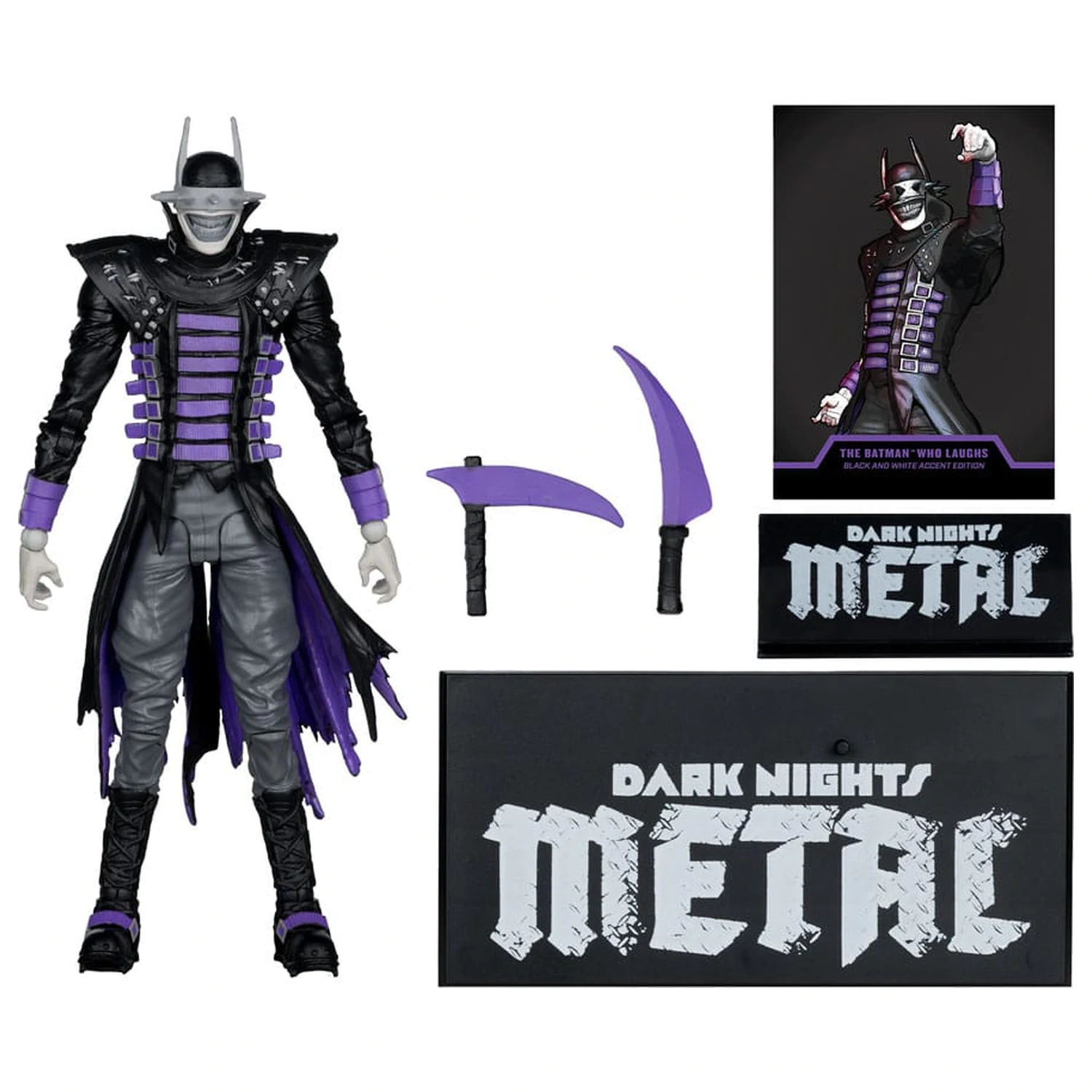 DC Multiverse Actionfigur The Batman Who Laughs (B&W with accent) (Gold Label) 18 cm Produktfoto