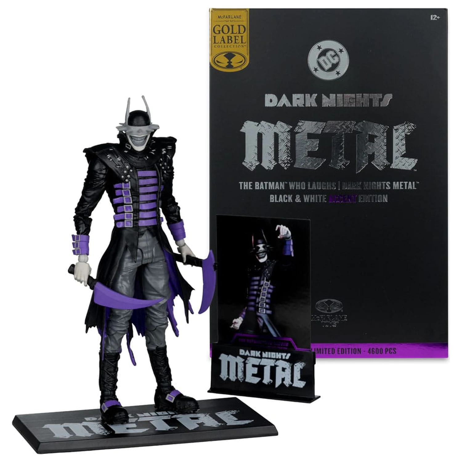 DC Multiverse Actionfigur The Batman Who Laughs (B&W with accent) (Gold Label) 18 cm Produktfoto