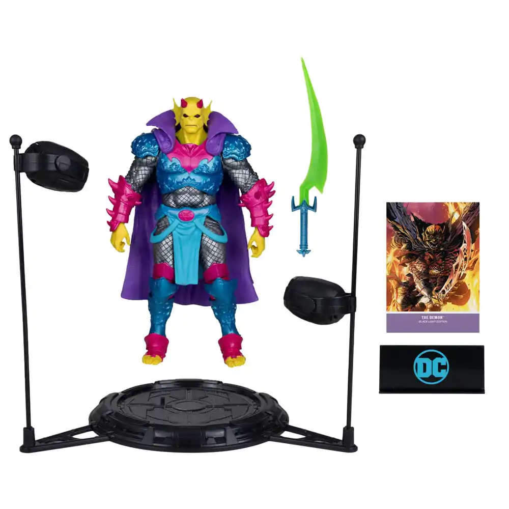 DC Multiverse Action-Figur The Demon (Demon Knights) Black Light Edition (Gold Label) 18 cm Produktfoto