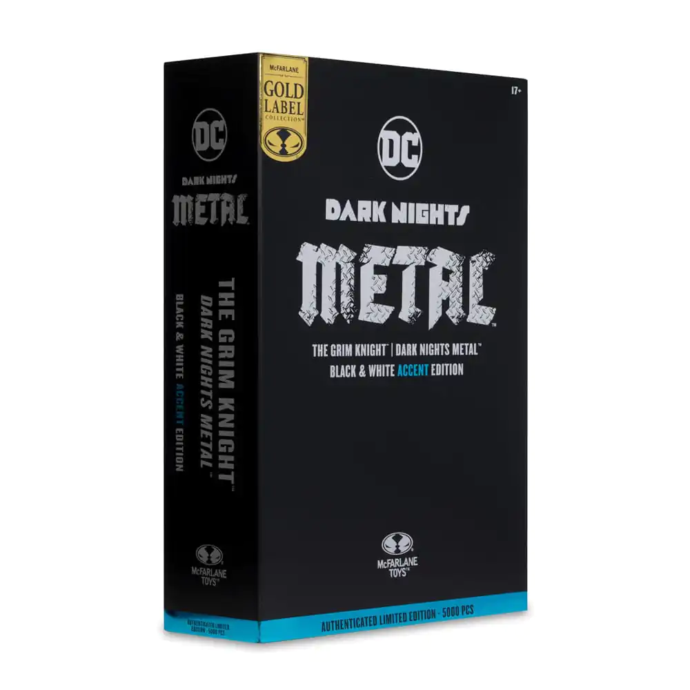 DC Multiverse Actionfigur The Grim Knight (Dark Nights Metal) (Black & White Accent Edition) (Gold Label) 18 cm Produktfoto