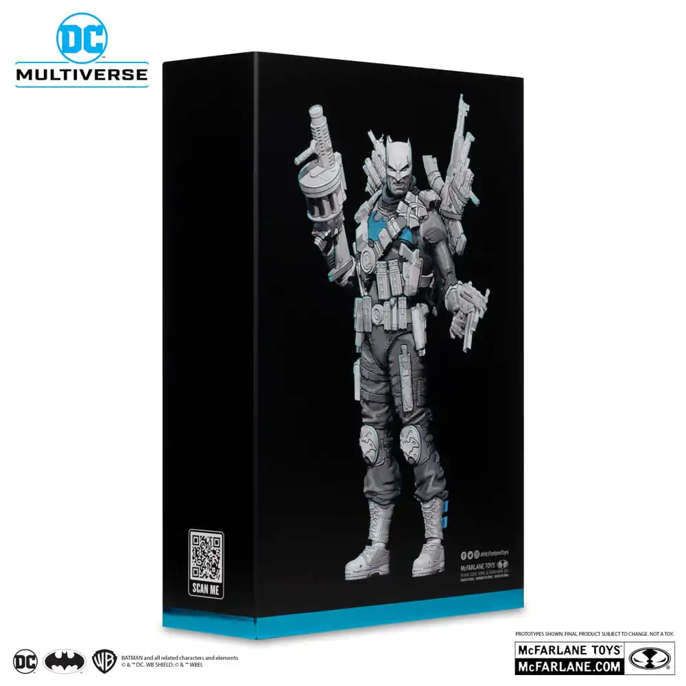 DC Multiverse Actionfigur The Grim Knight (Dark Nights Metal) (Black & White Accent Edition) (Gold Label) 18 cm Produktfoto
