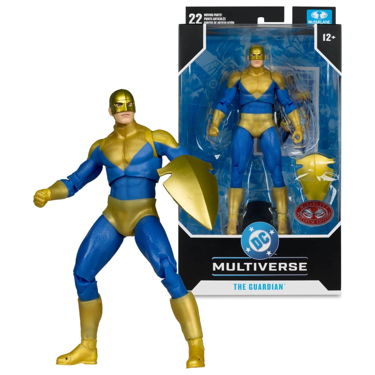 DC Multiverse Actionfigur The Guardian (Red Platinum Edition) 18 cm Produktfoto