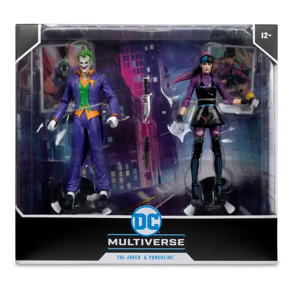 DC Multiverse Actionfiguren 2er-Pack The Joker & Punchline 18 cm termékfotó