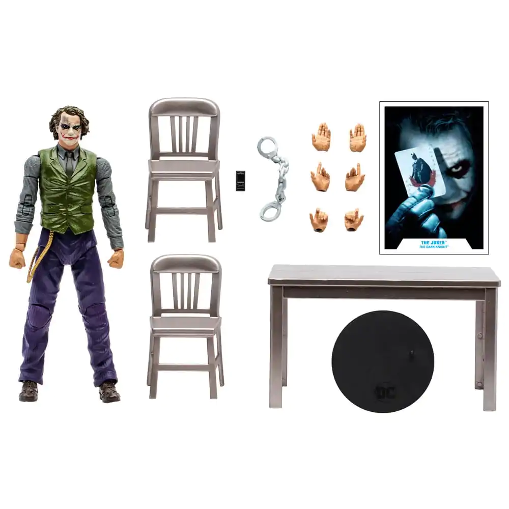 DC Multiverse Actionfigur The Joker (Jail Cell Variant) (The Dark Knight) (Gold Label) 18 cm termékfotó